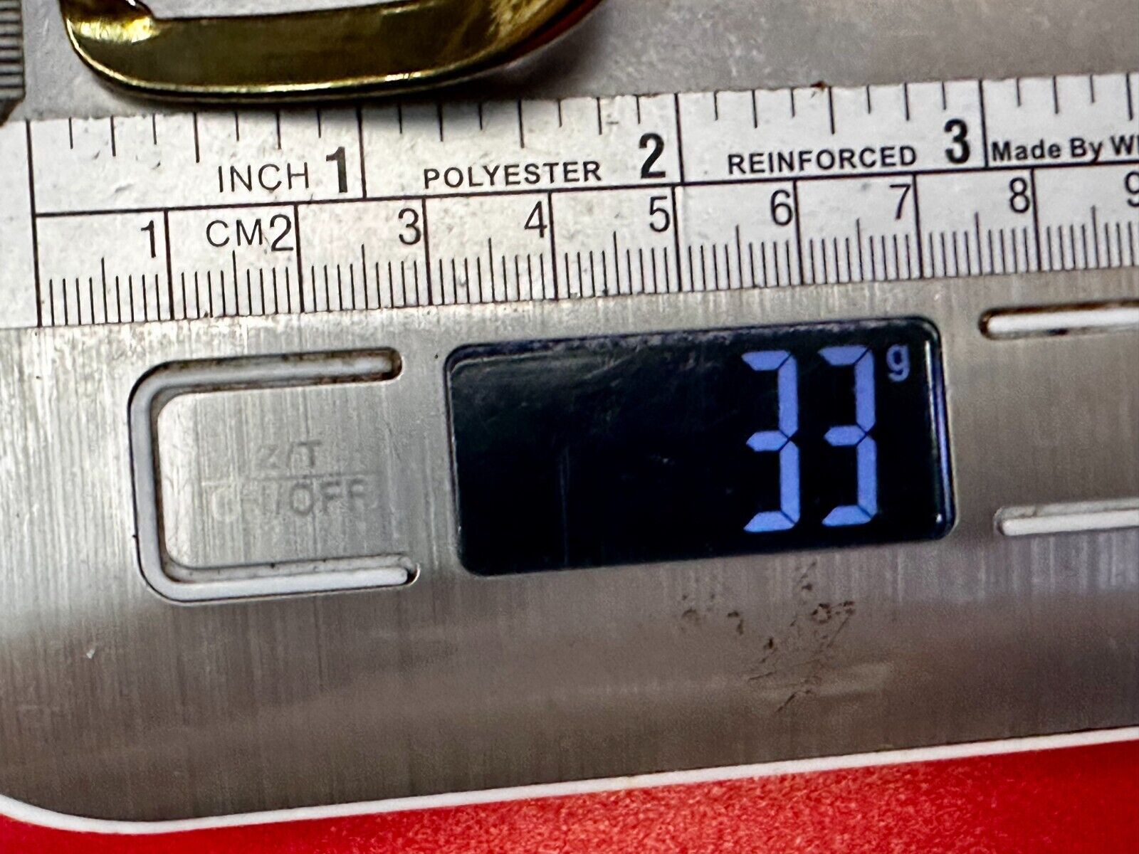 Vintage Brass Tone Replacement Belt Buckle Marked W