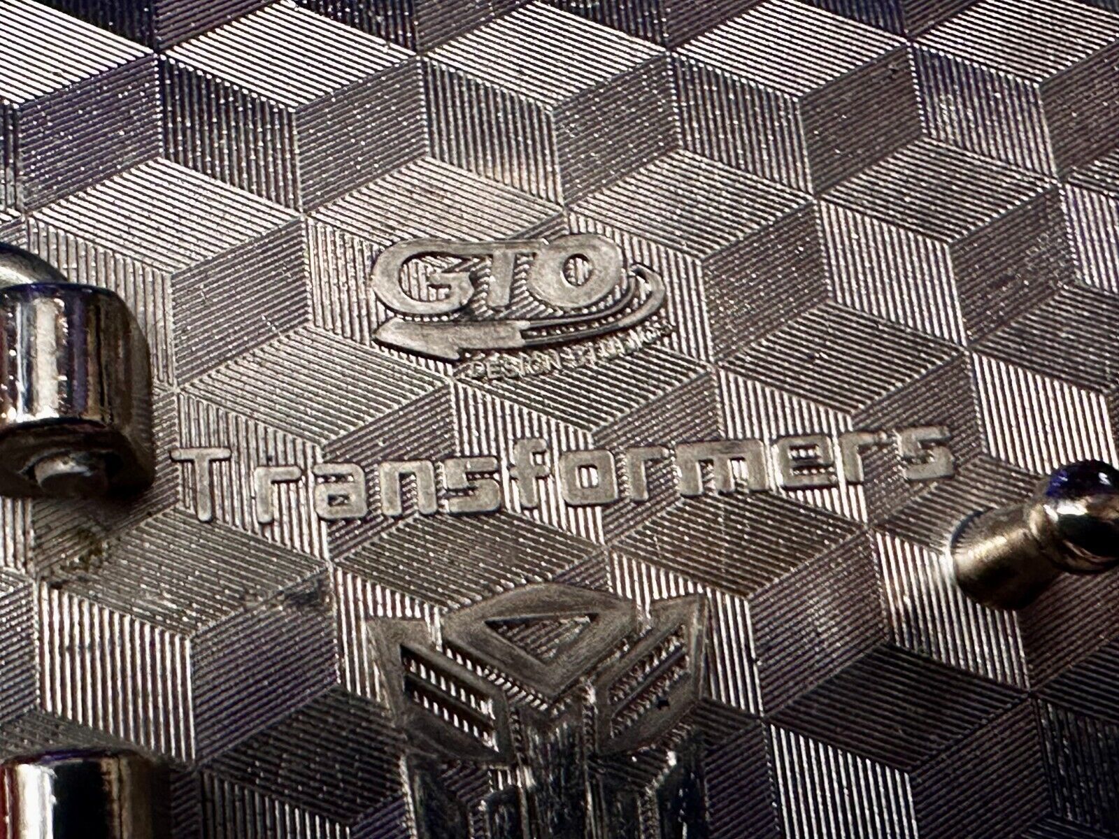 Transformers Autobot Optimus Prime Silver Red Color 2008 GTO Belt Buckle
