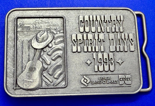 1993 Cenex Land O Lakes Country Spirit Days Commemorative Belt Buckle