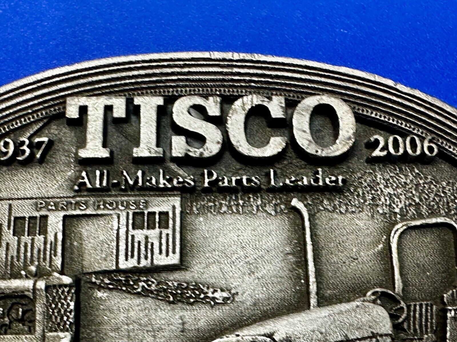TISCO Tractor Implement Supply Replacement Parts 69 years - 2006 Belt Buckle
