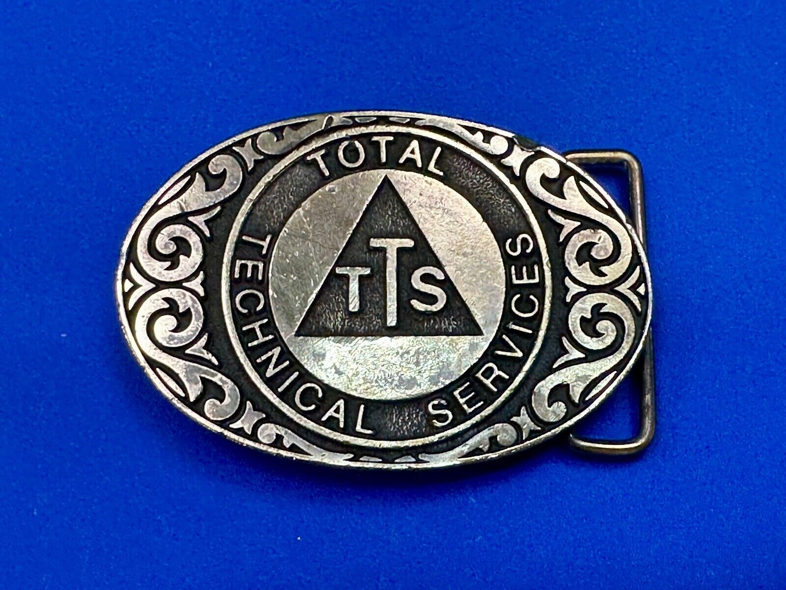 TTS Total Technical Services Vintage Western Vibe belt buckle. by CD/Hit