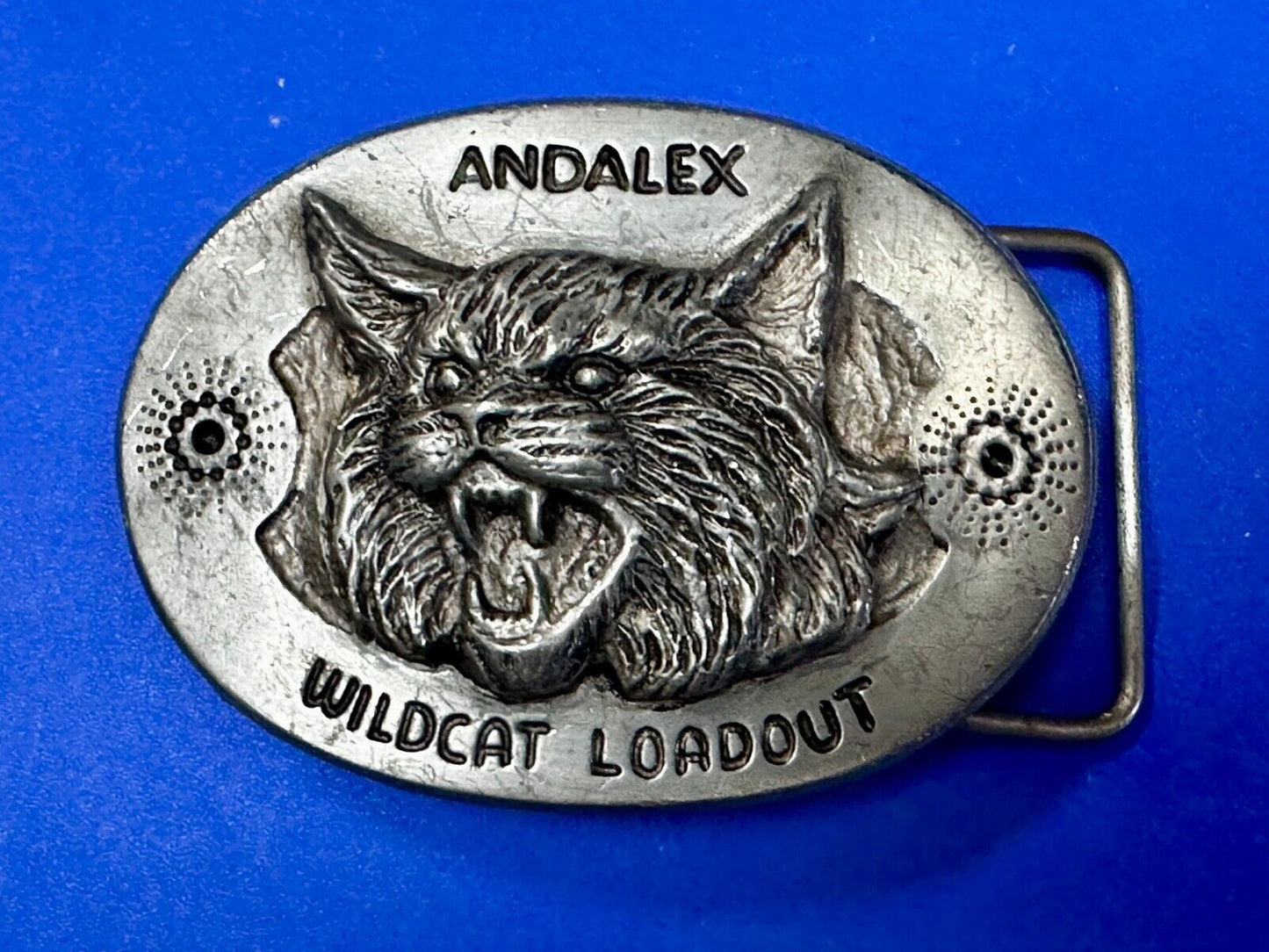 Andalex Wildcat Loadout Vintage Belt Buckle by Sculpture Artist Gary Frazen