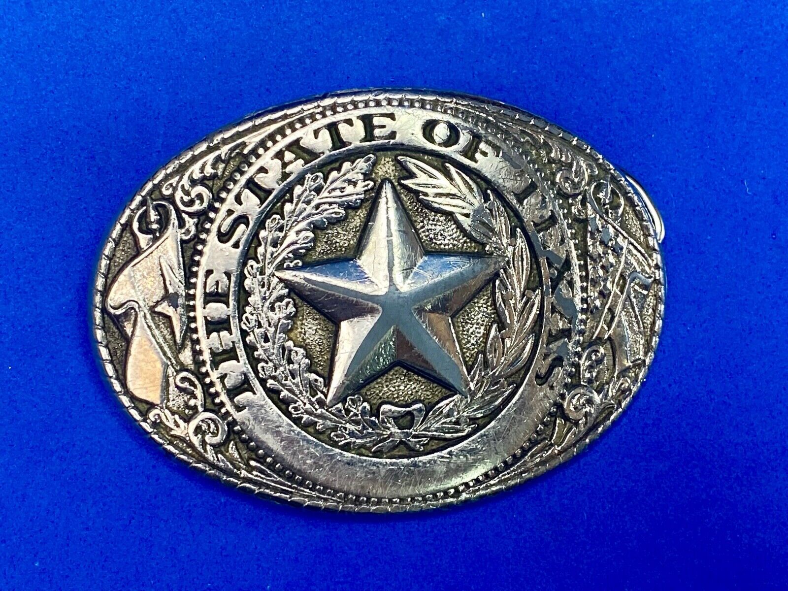 Usa Made The Great State Of Texas Star Commemorative Belt Buckle 