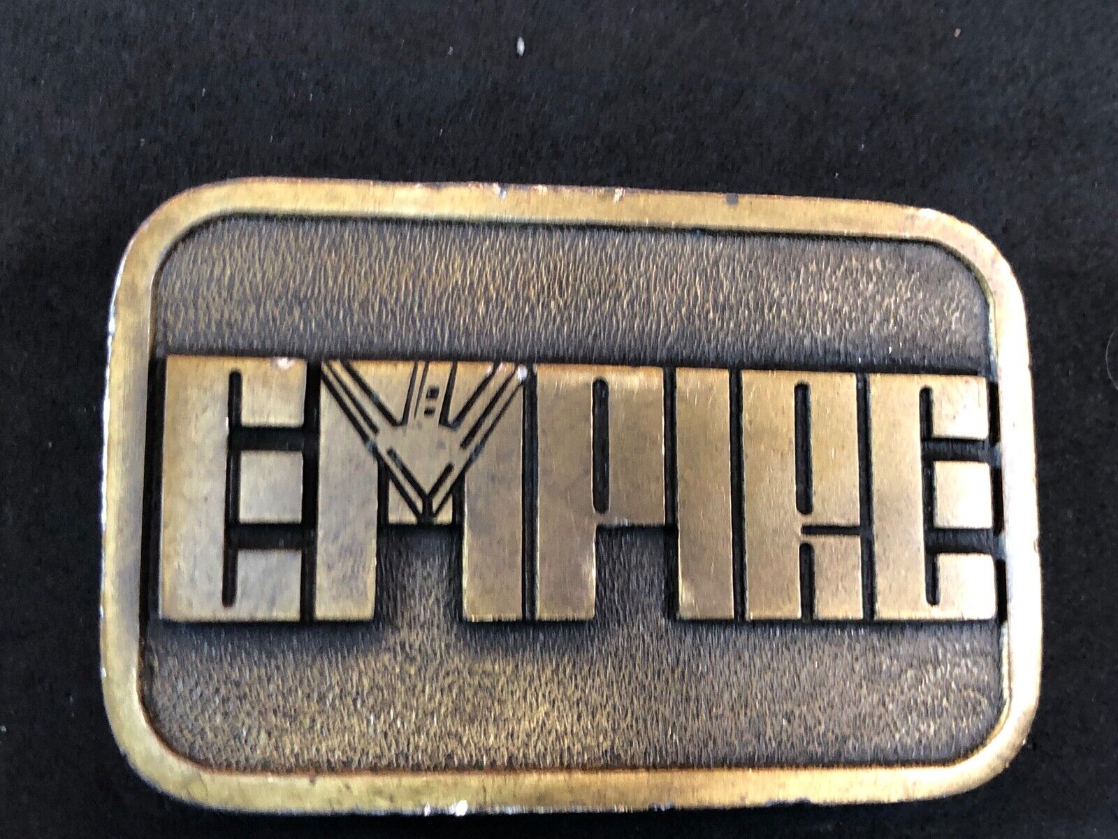 Vintage Empire Belt Buckle signed FEMA 1984 