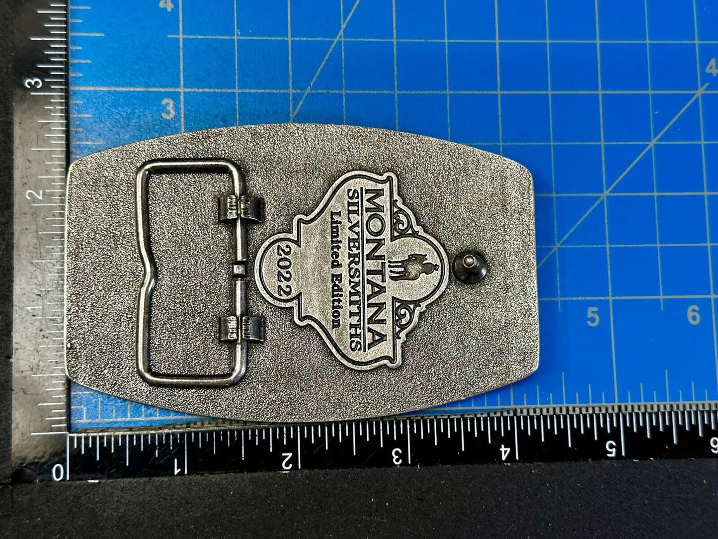 2022 Pendleton Whiskey Let'er Buck Rodeo Cowboy Montana Silversmiths Belt Buckle