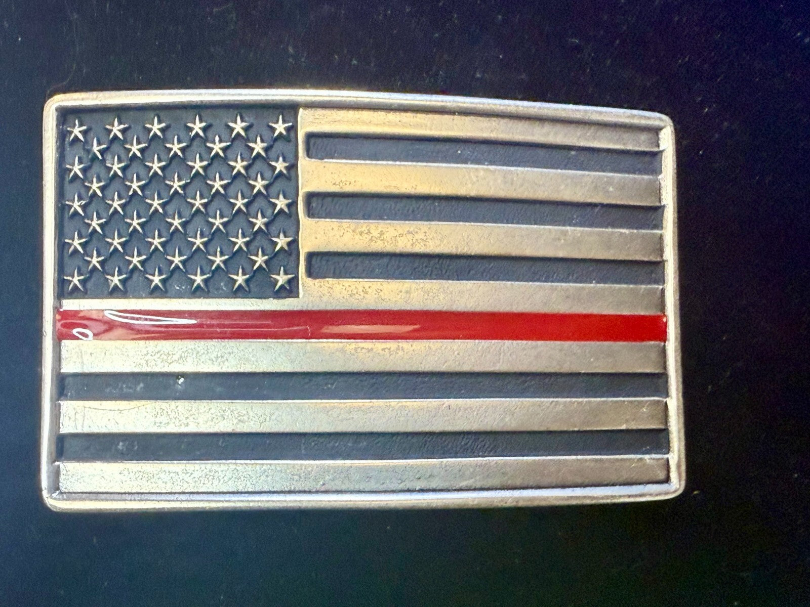 USA United States Flag American Pride Patriotic Montana Silversmiths Belt Buckle