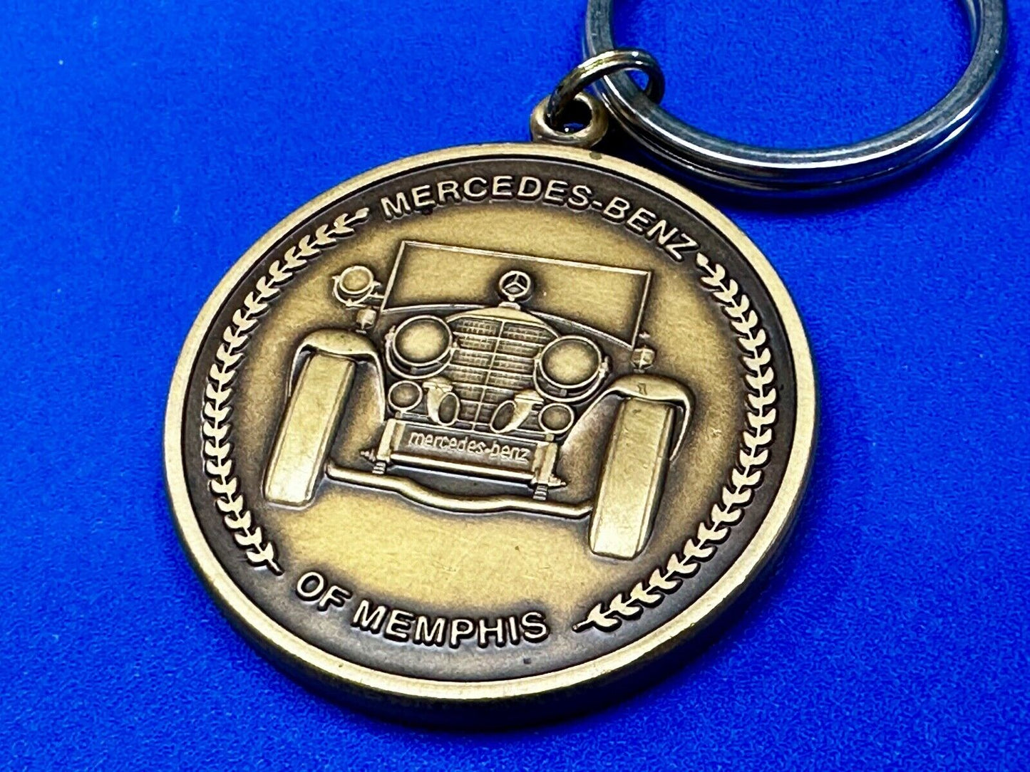 Mercedes Benz Of Memphis Keychain - Key Ring Chain Auto Car Dealers Collectable