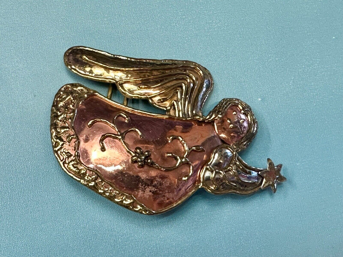ANGLE Vintage mixed metal belt slide