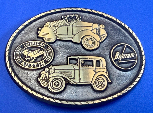 American Bantam Austin Classic Car Automobile Collectors Vintage NOS Belt Buckle
