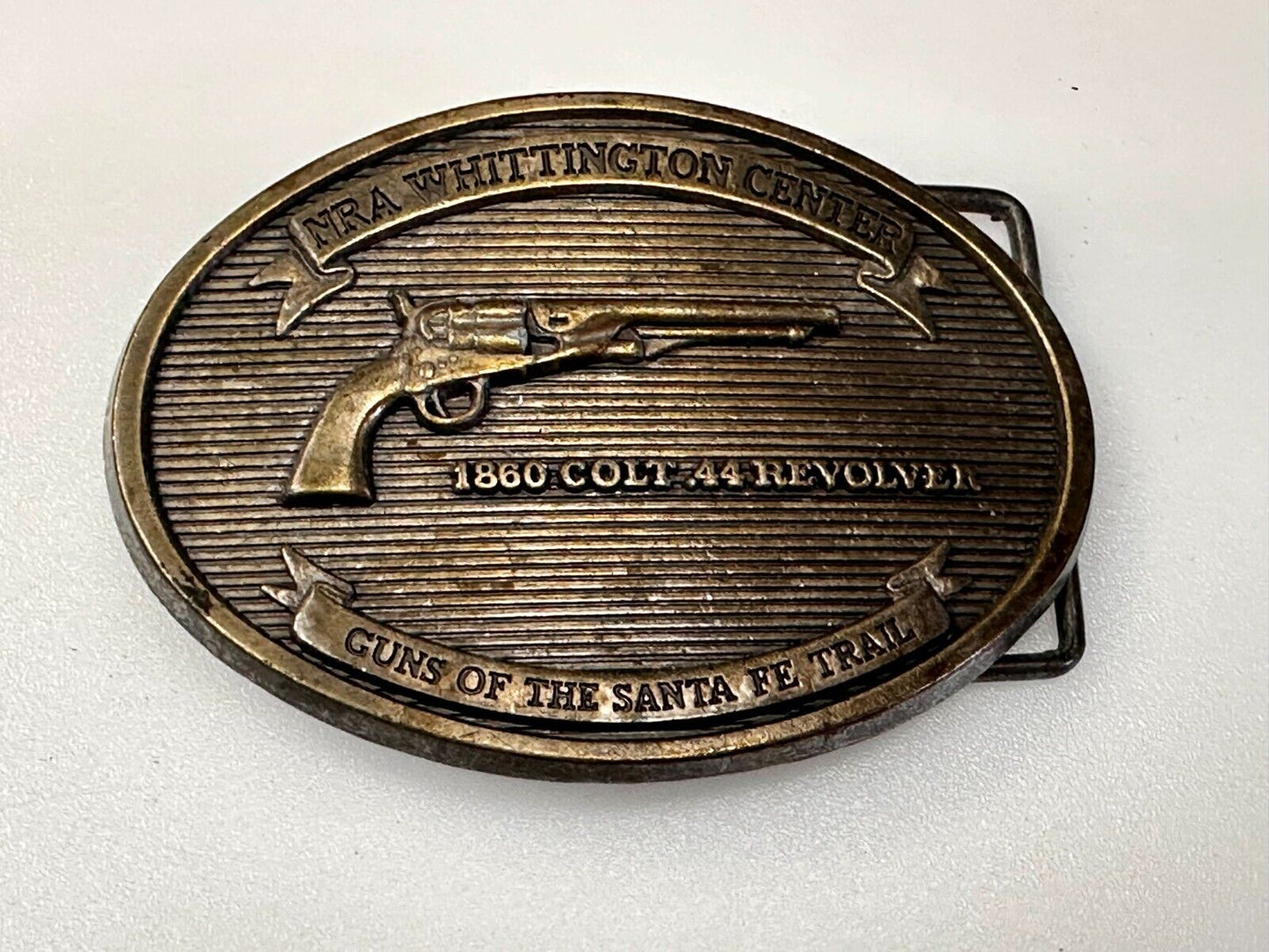 1860 Colt 44 Mag Revolver NRA Whittington Guns of the Santa Fe Trail Belt Buckle