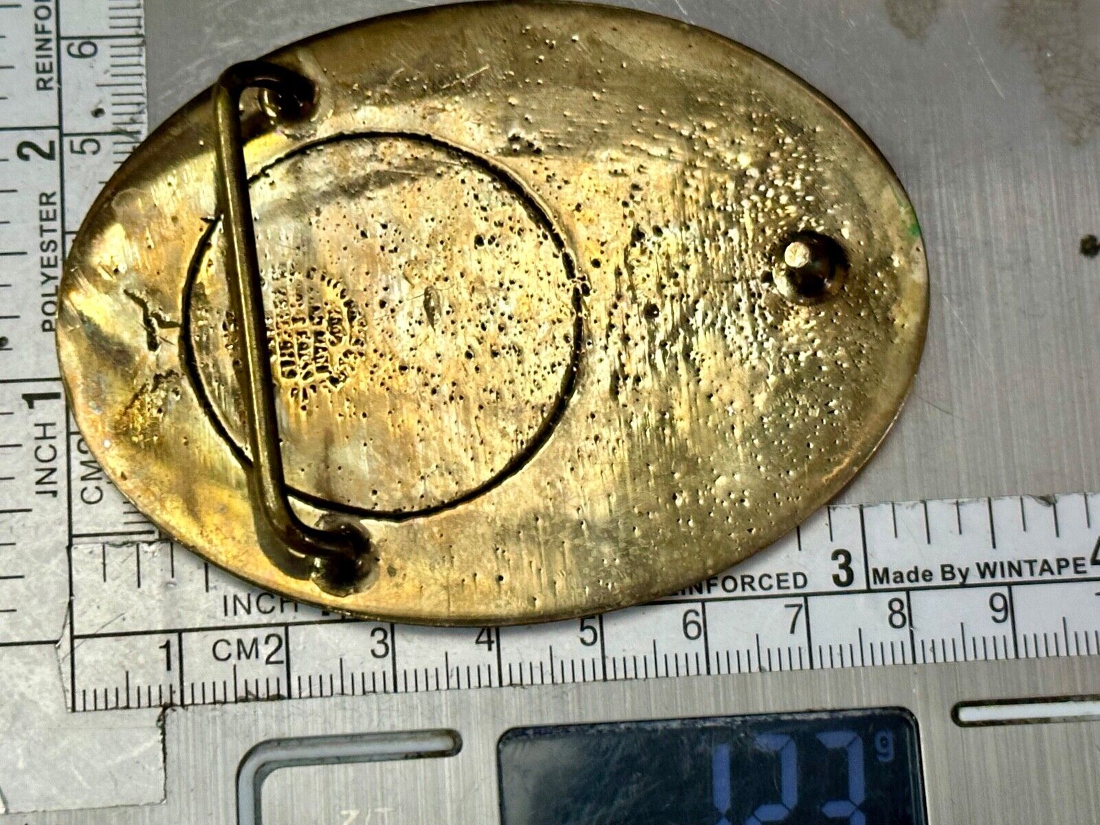 Bechtel HERMISTON Generating Project GE 7FA 94 - 96 Vtg. Anacortes belt buckle