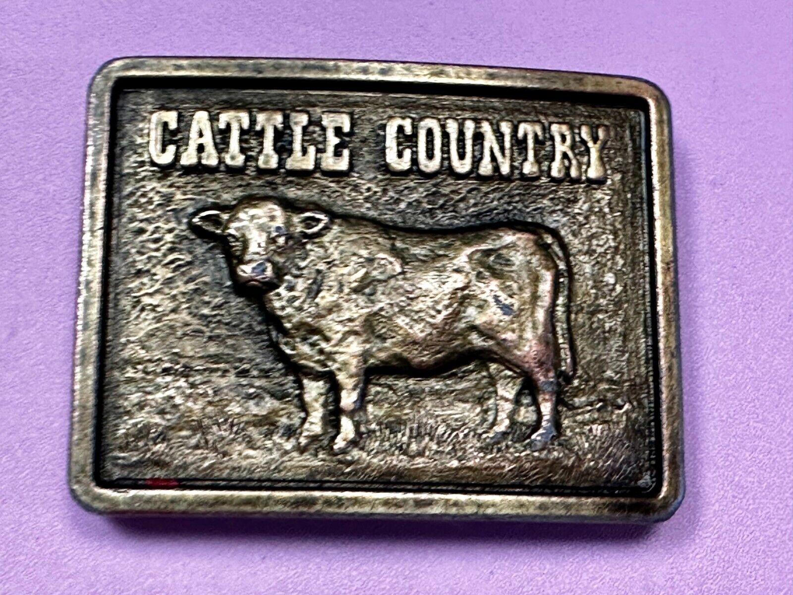Cattle Country Cow Nutrena Feeds Limited Edition Farmers Promo Belt Buckle