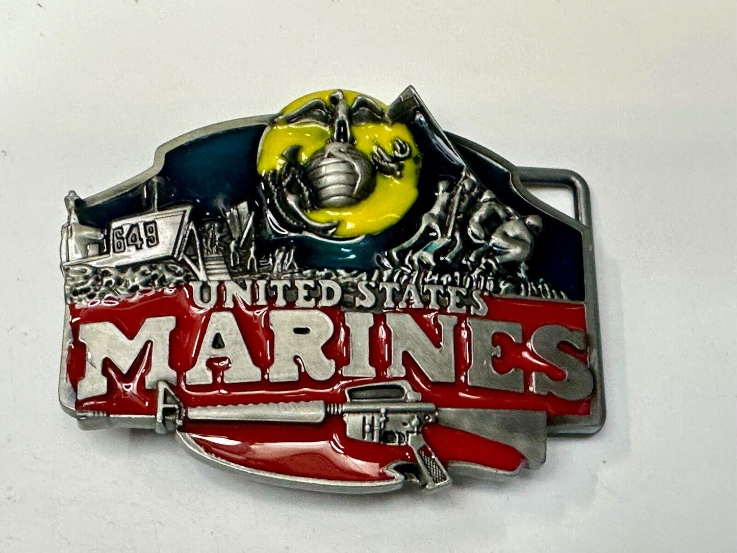 United States Marines NOS America Military Commemorative Belt Buckle