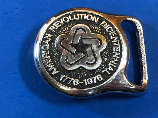 American Revolution Bicentennial Celebration Belt Buckle  1776-1976