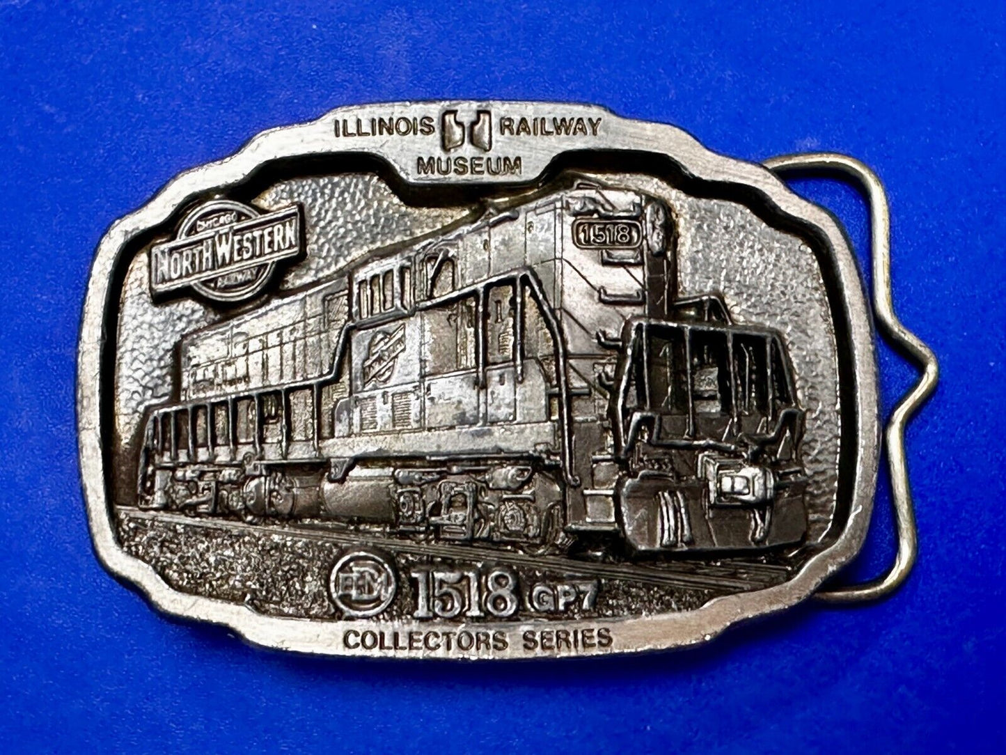 15q8 GPY North Western Train Engine Illinois RailWay Museum Belt Buckle