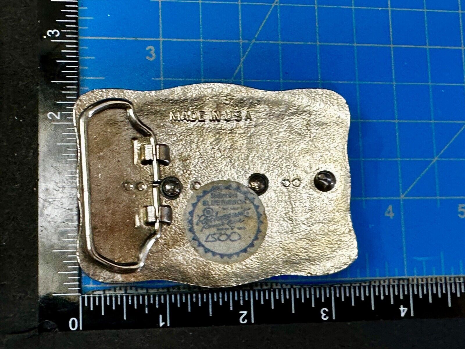 Two Square Pattern on western USA made western Belt Buckle