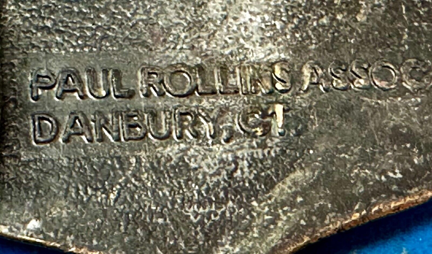 1980 USA Olympic Committee Vintage Paul Rollins Belt Buckle by RJ