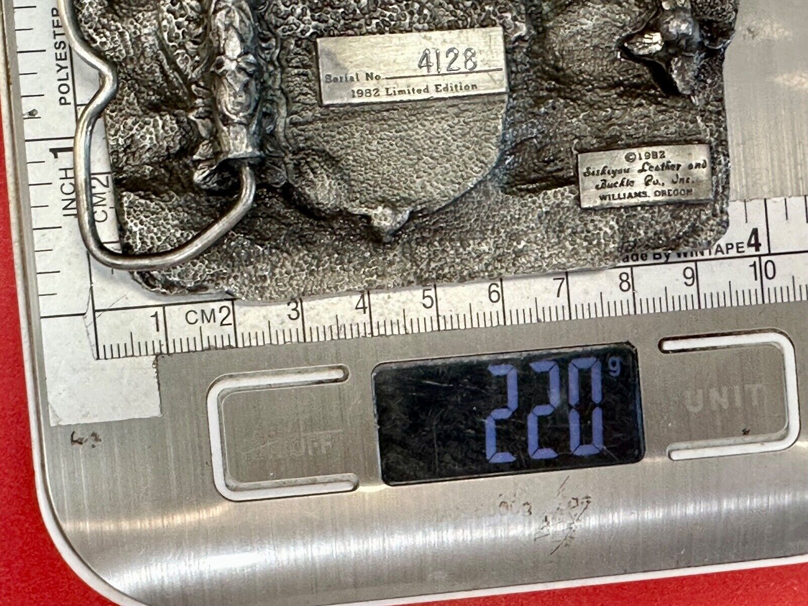 Ames Tools Promontory Summit Utah 1869 Train vintage 1972 Siskiyou belt buckle