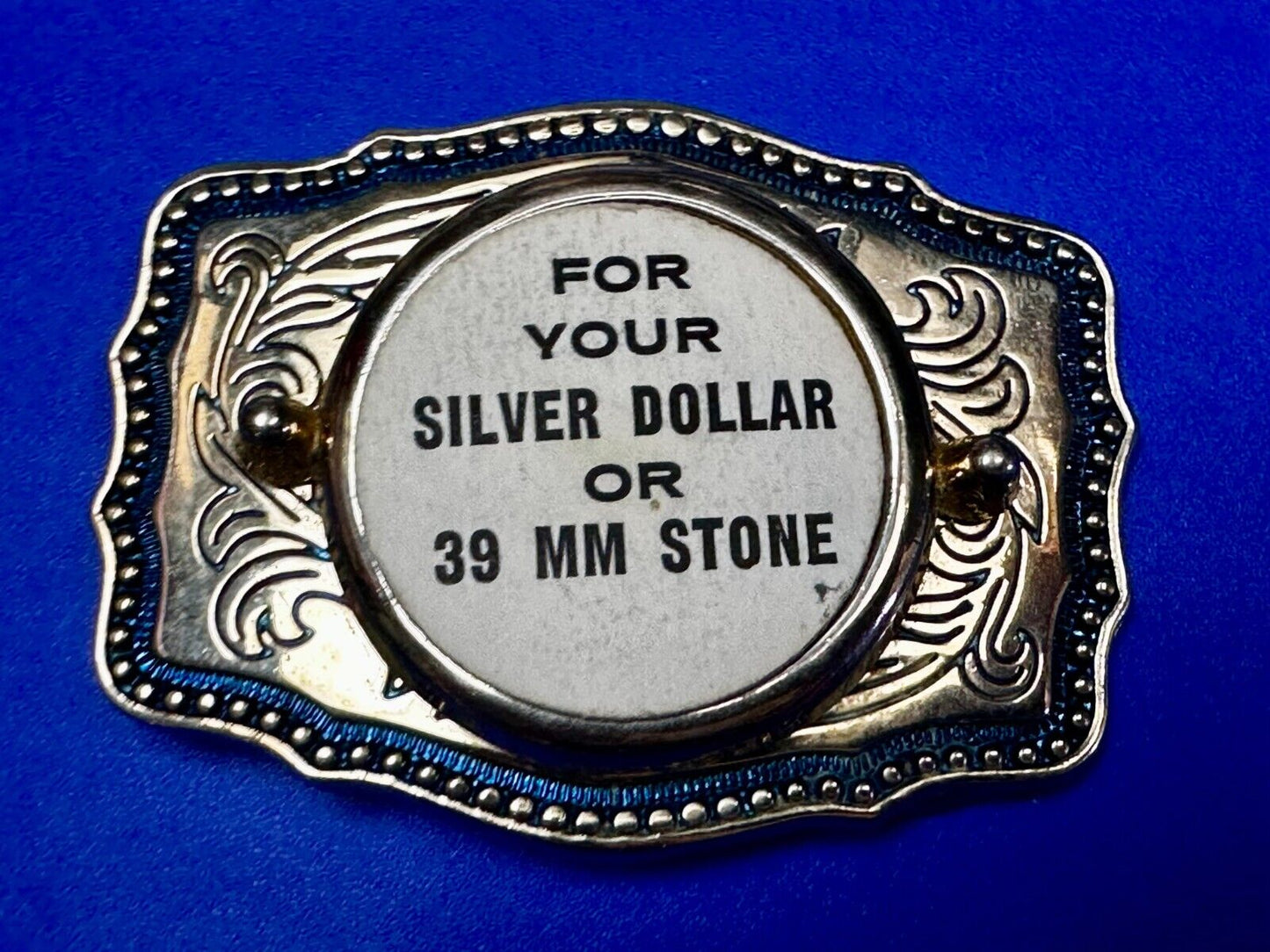 United States LST Association Insert for Coin or Stone Centerpiece Belt Buckle