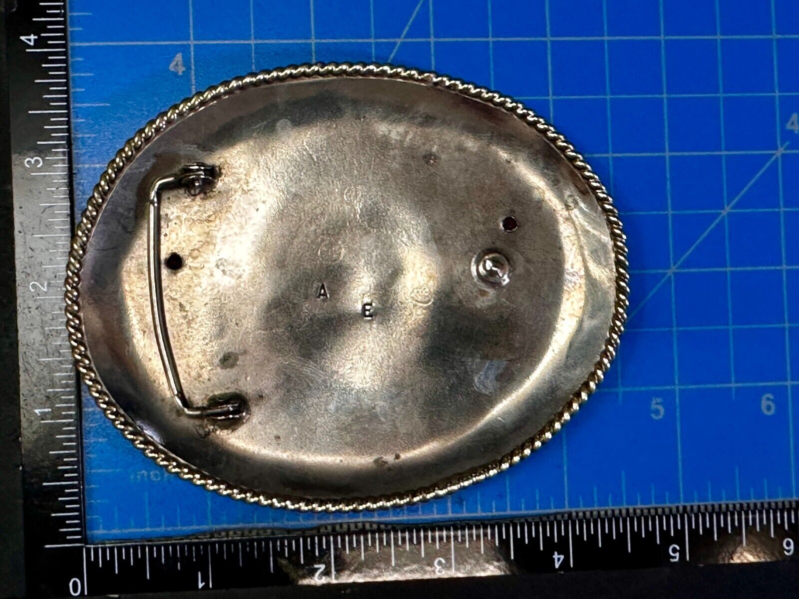 TSPHA Horse Texas Saddlebreds Shoeing 1999 Live Trophy RARE!  A E Belt Buckle