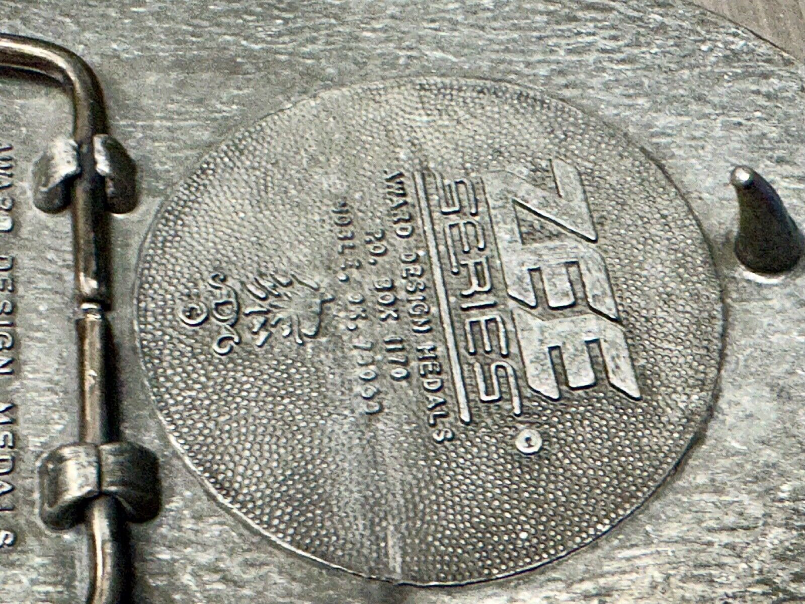 ADM Zee Series Cowboy Longhorn Steer Roping NOS Belt Buckle Award Design Medals