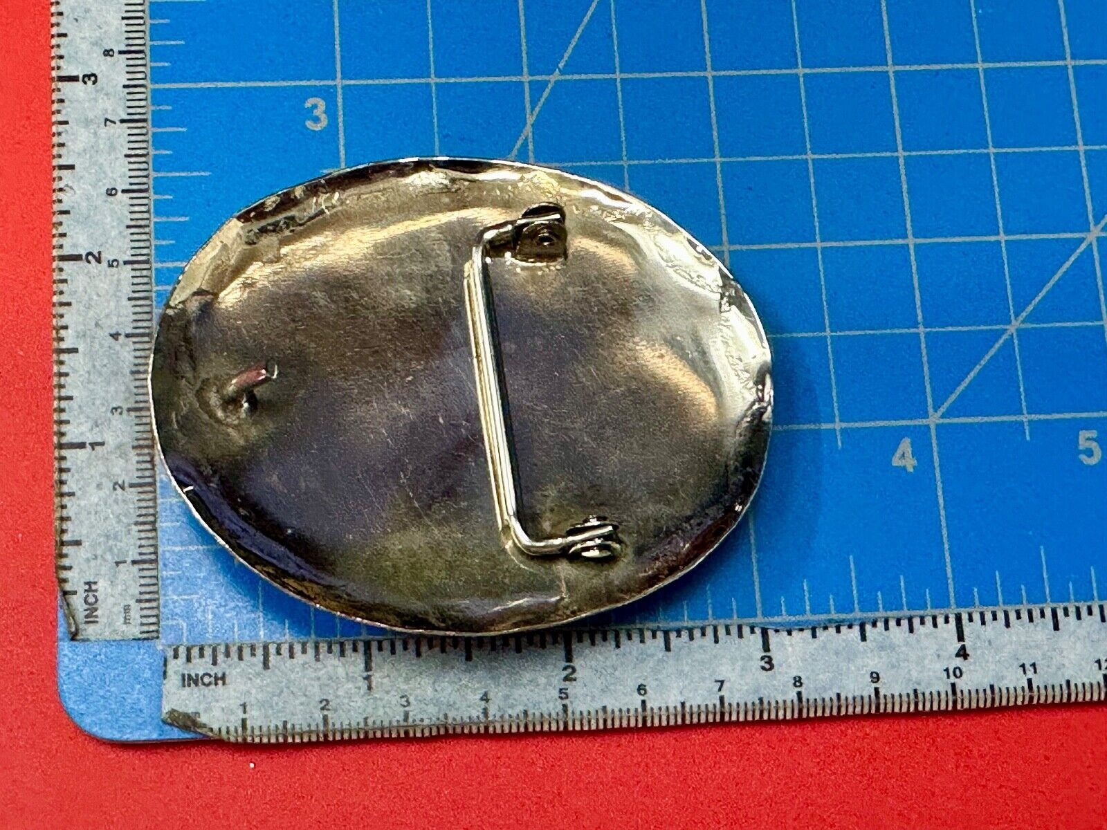 Turquoise Stone Horse Head & Shoe, Quarter Coin Southwestern belt buckle