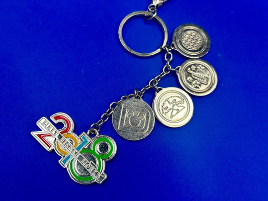 2018 Walt Disney World Souvenir Charm Keychain - Key Ring Chain