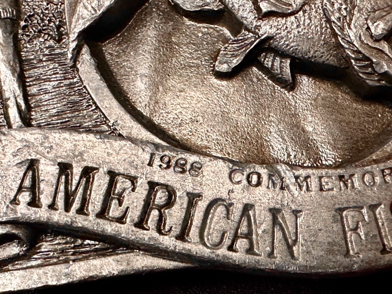 1988 American Fisherman Commemorative Arroyo Grande Fish Sport belt buckle