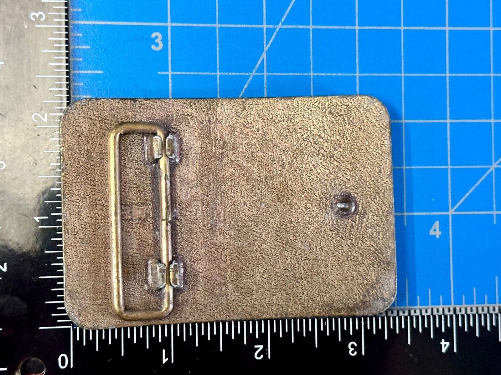 Vintage Arizona Downs Jockeys on Horses Racetrack vtg.  Brass Tone Belt Buckle