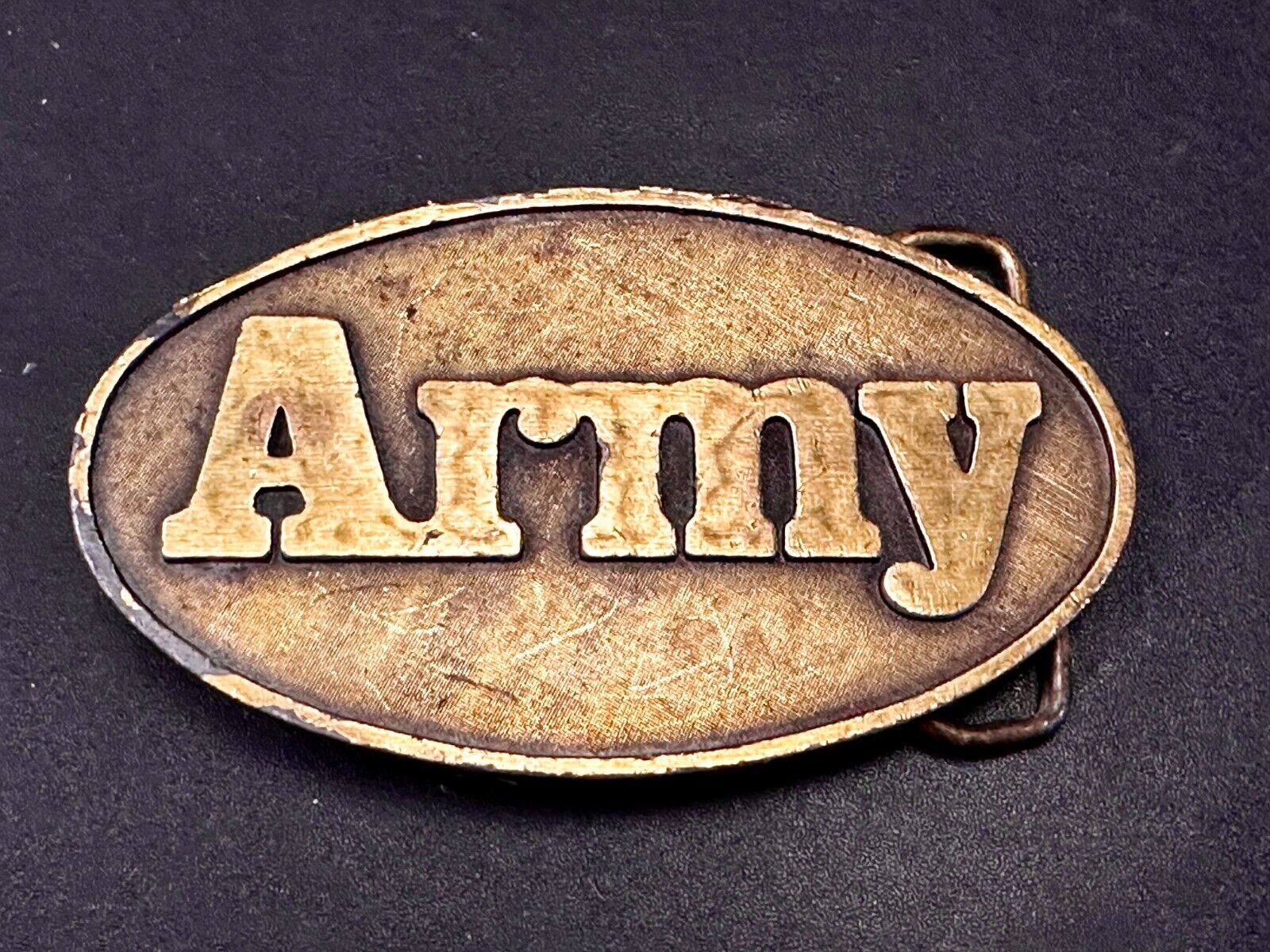 United States Us Army Recruitment Officers Award Vintage Belt Buckle