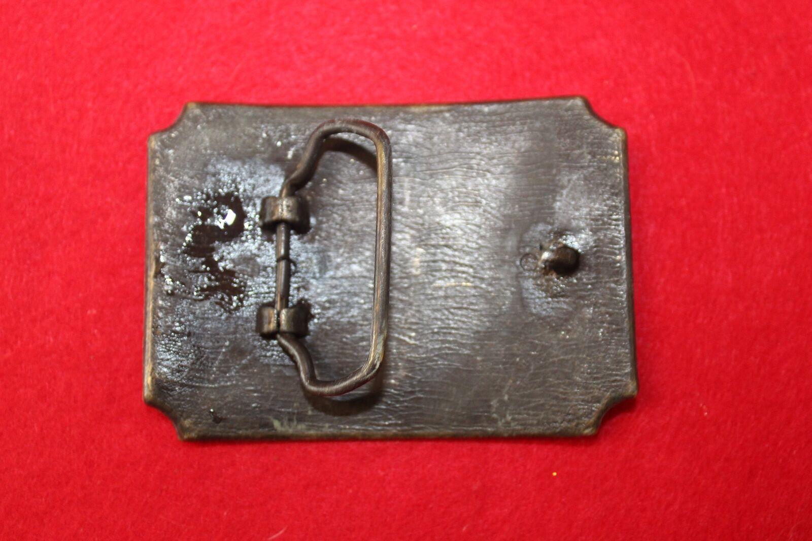 Vintage belt buckle, Covered wagon's  and horses  heading west?
