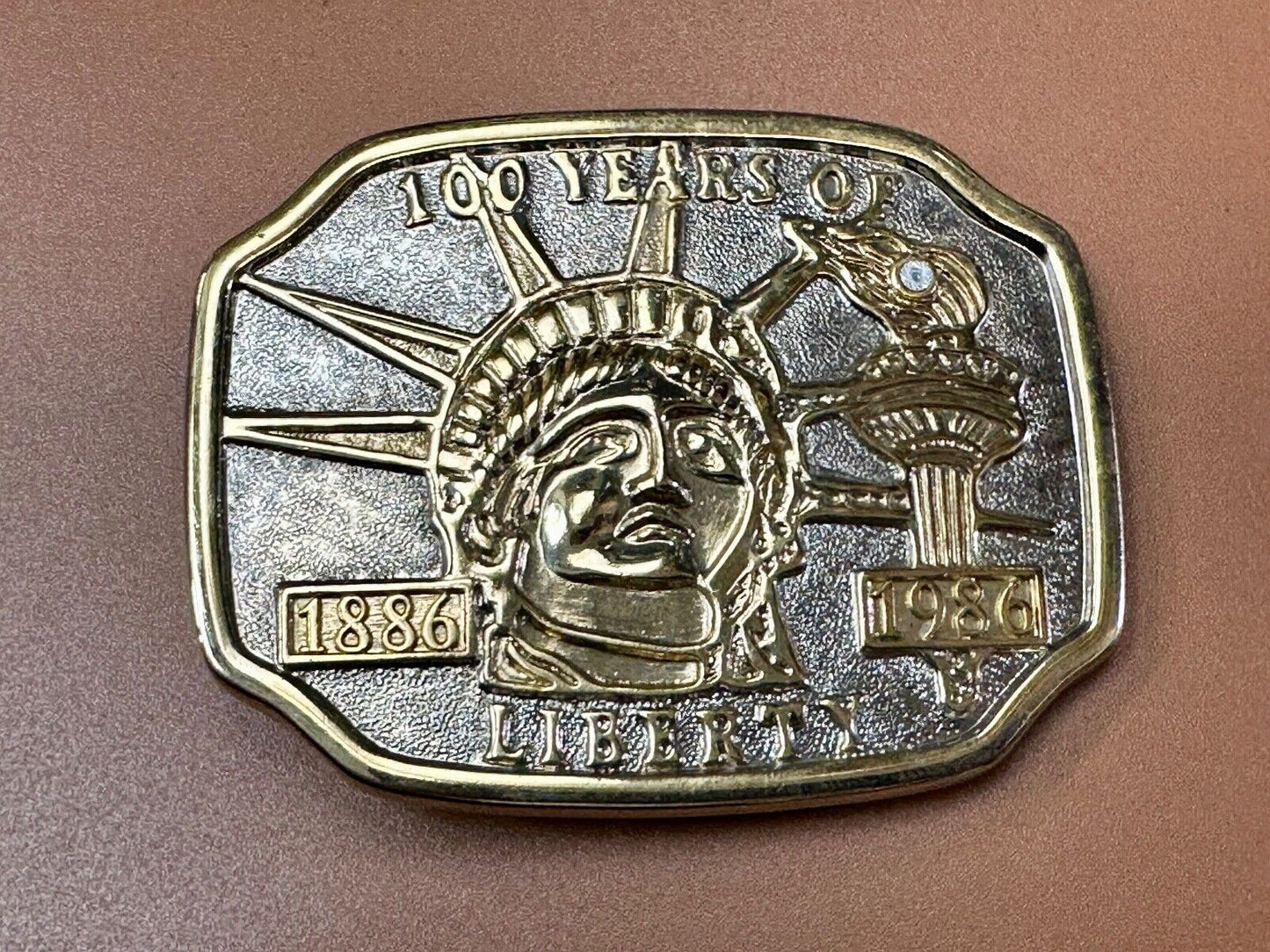 100 years of The Statue of Liberty New York City Commemorative  belt buckle