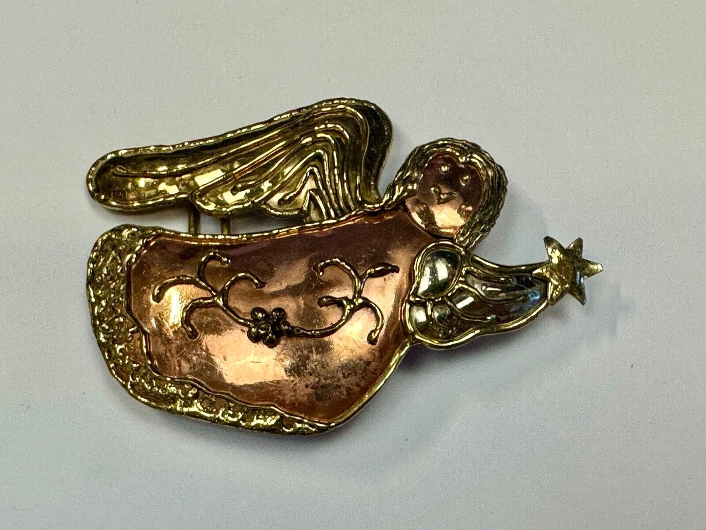 ANGLE Vintage mixed metal belt slide