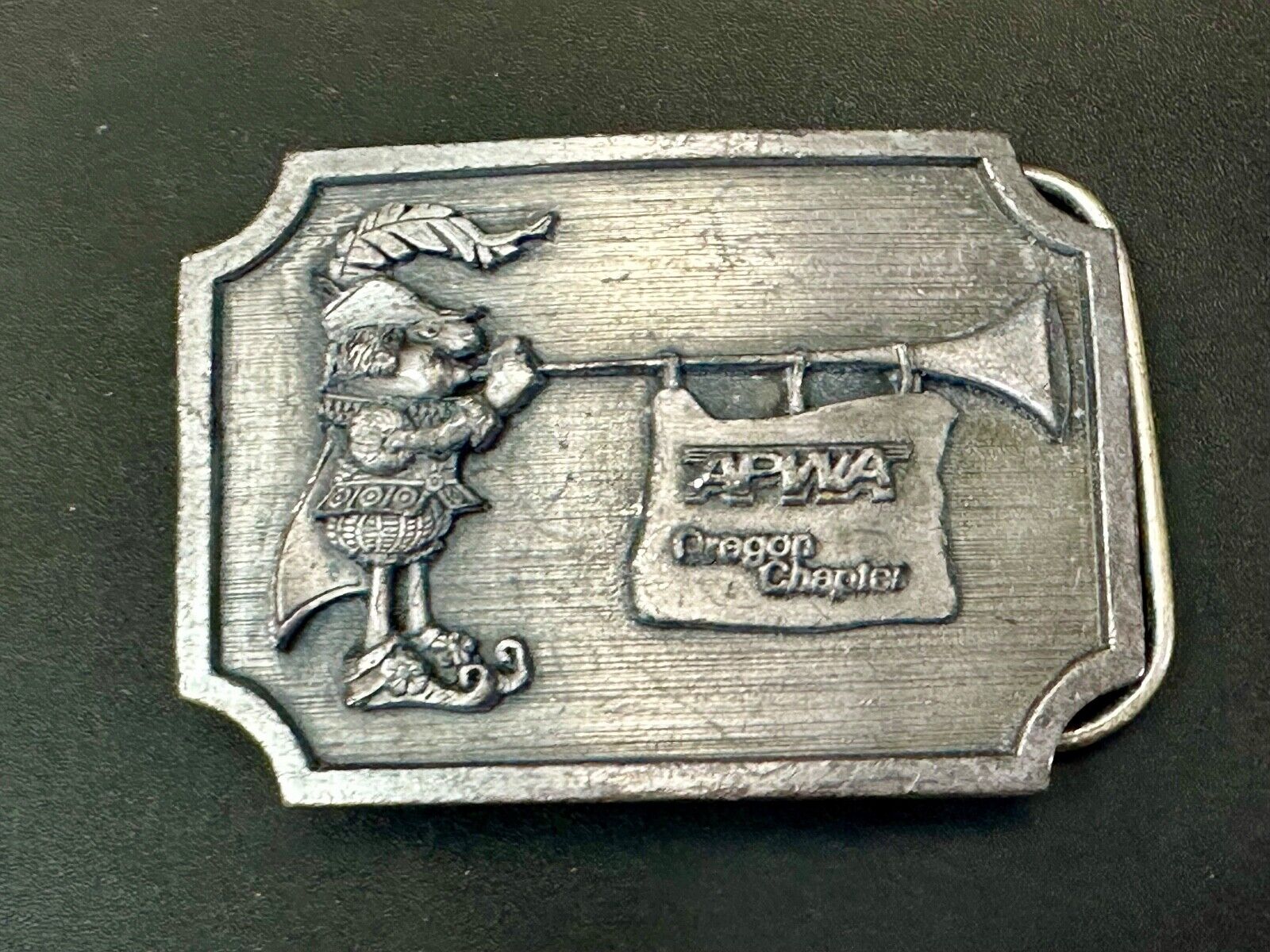 APWA Oregon chapter American Public Works Association Conference belt buckle