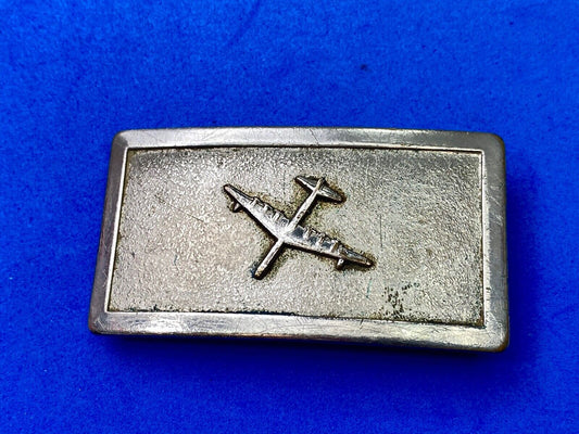 Airplane - Private Plane Pilot's Rectangular Silver Color Belt Buckle  