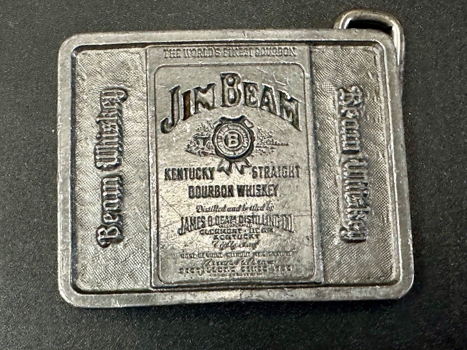 Beam Whiskey - Different Promo  Kentucky Straight Bourbon Metal Belt Buckle