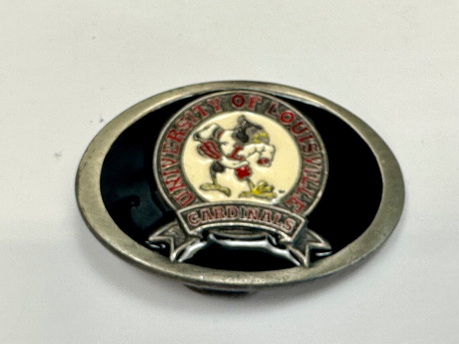 University of Louisville Cardinals Vintage 1992 Great American belt buckle Co.