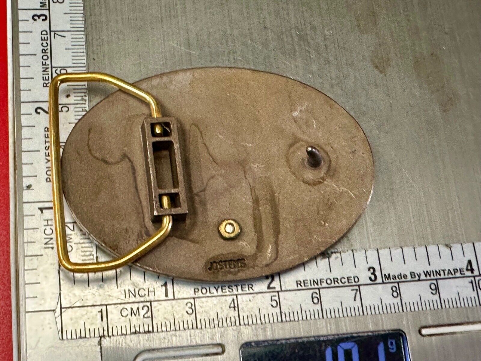 APAC Safe Driver Award belt buckle with 4 year pin by Jostens