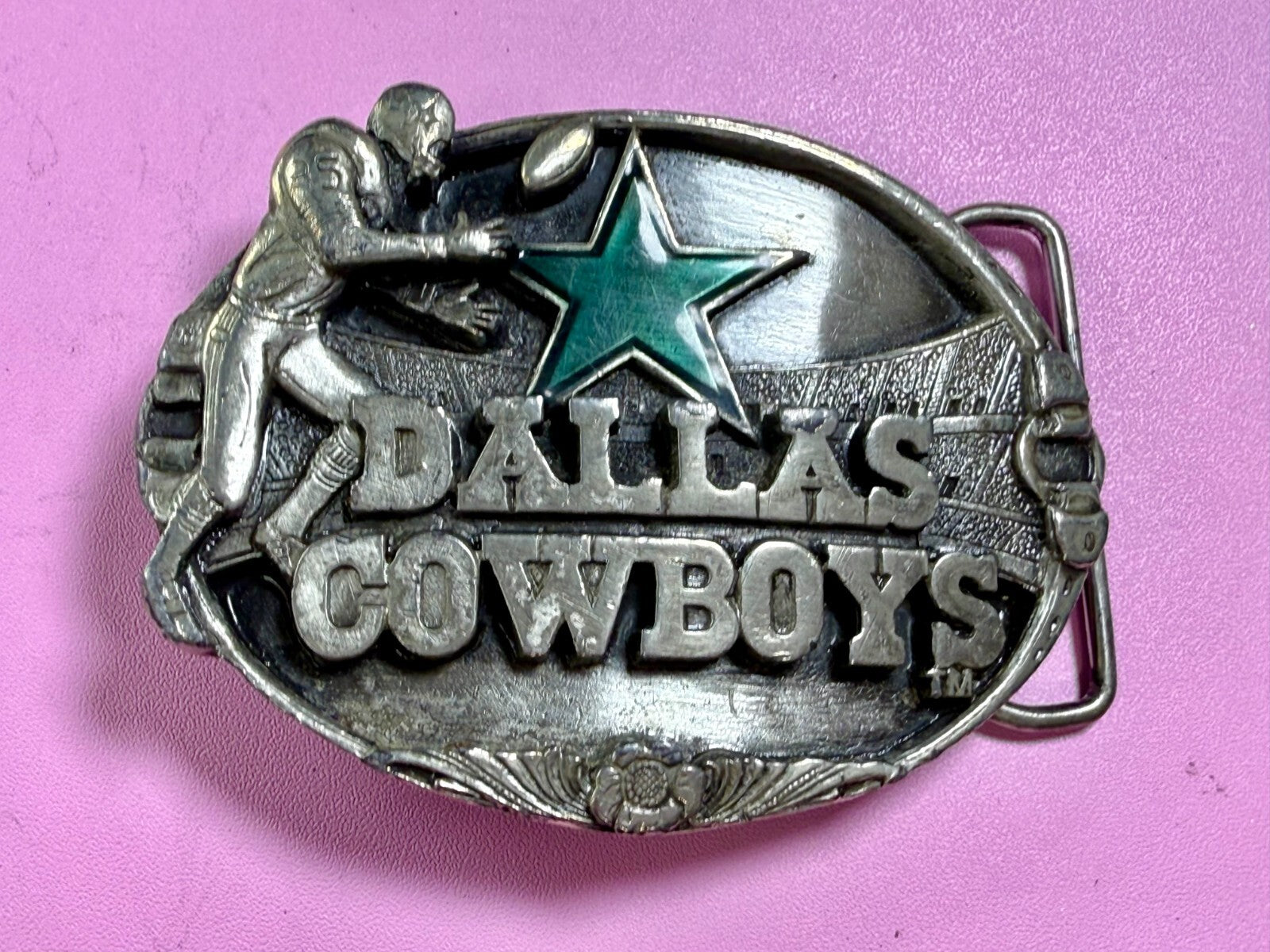The Dallas Cowboys American Football Team Sports Fan Siskiyou Vtg. Belt Buckle