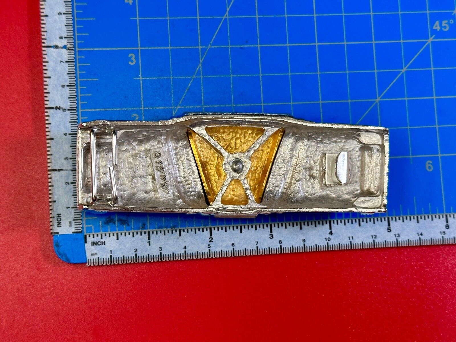Alexis Kirk signed Mixed color large mixed color Interlocking belt buckle