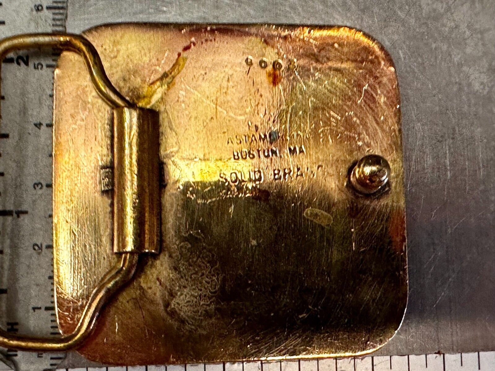 USPS United States Postal Service U.S Mail Solid Brass Belt Buckle