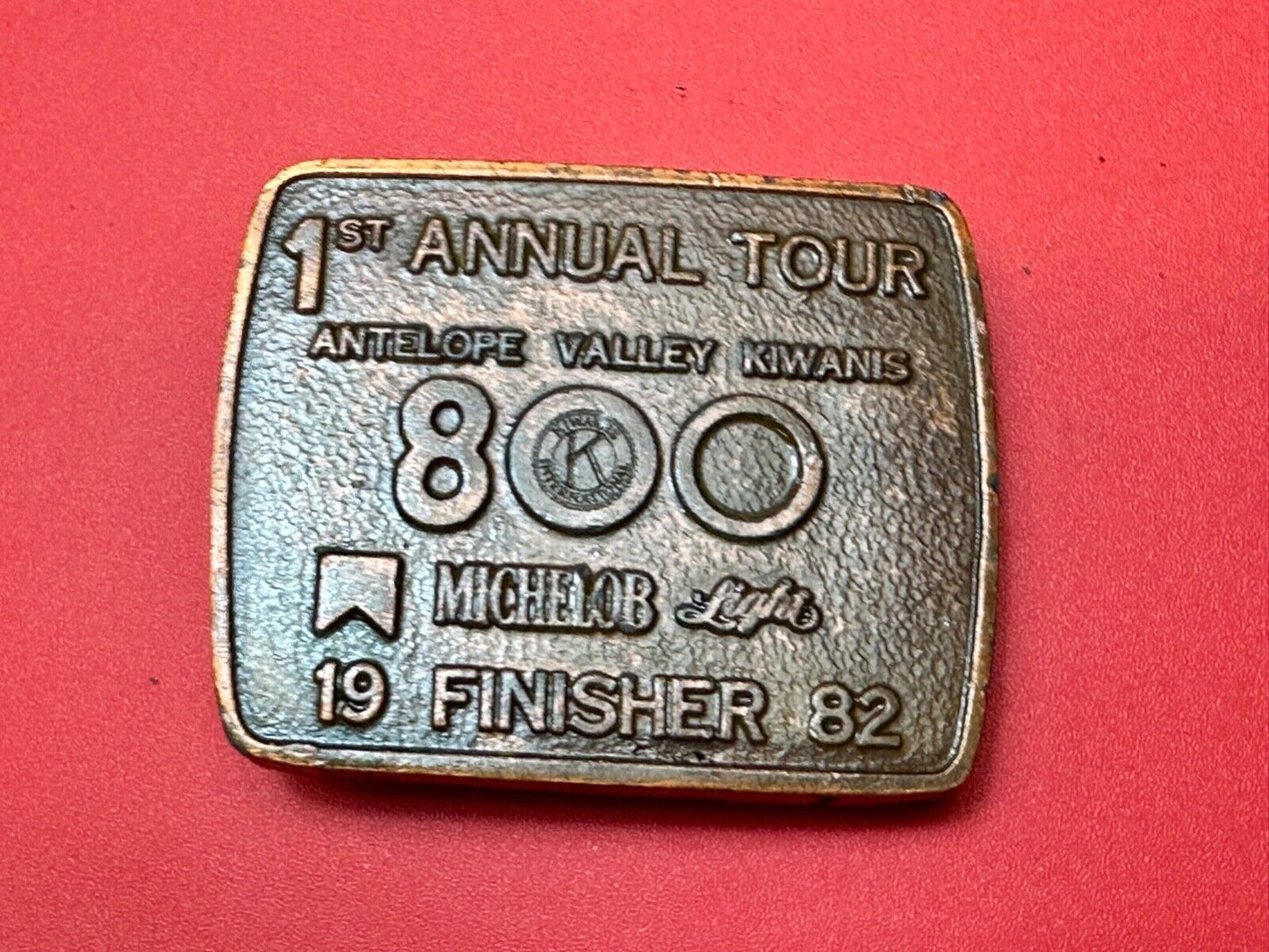 Antelope Valley 800 Kiwanis Finisher Belt Buckle 1st Annual Tour