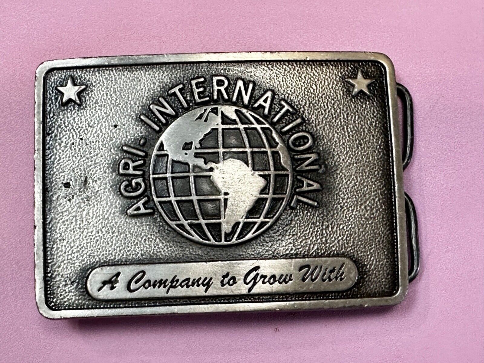 Agri International Inc Omaha NE A comma my to grow with Bergamot Belt Buckle