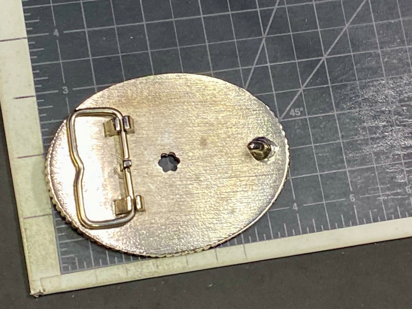 44 Mag Gun Collectors Bullets Drilled Centerpiece  Western Cowboys Belt Buckle
