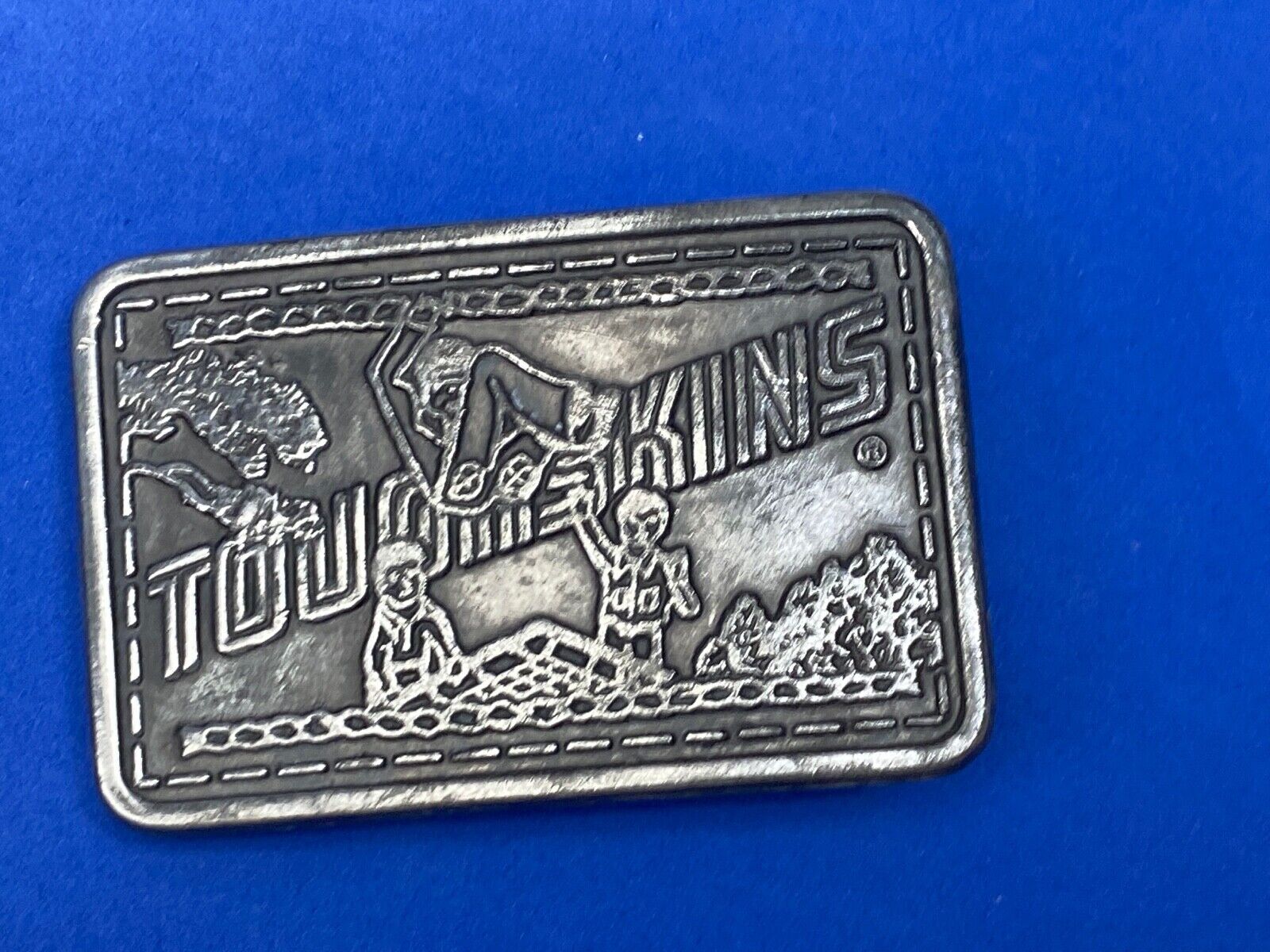 Unknown To Me! Touomskins Metal Rectangular Belt Buckle