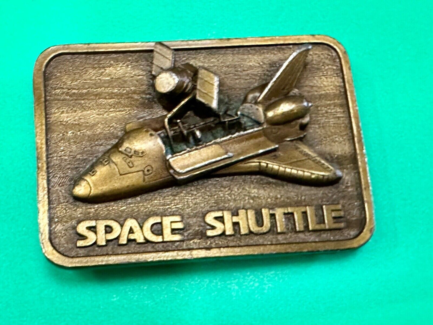 1980 Space Shuttle Belt Buckle 3D Open Payload Buckle Connection