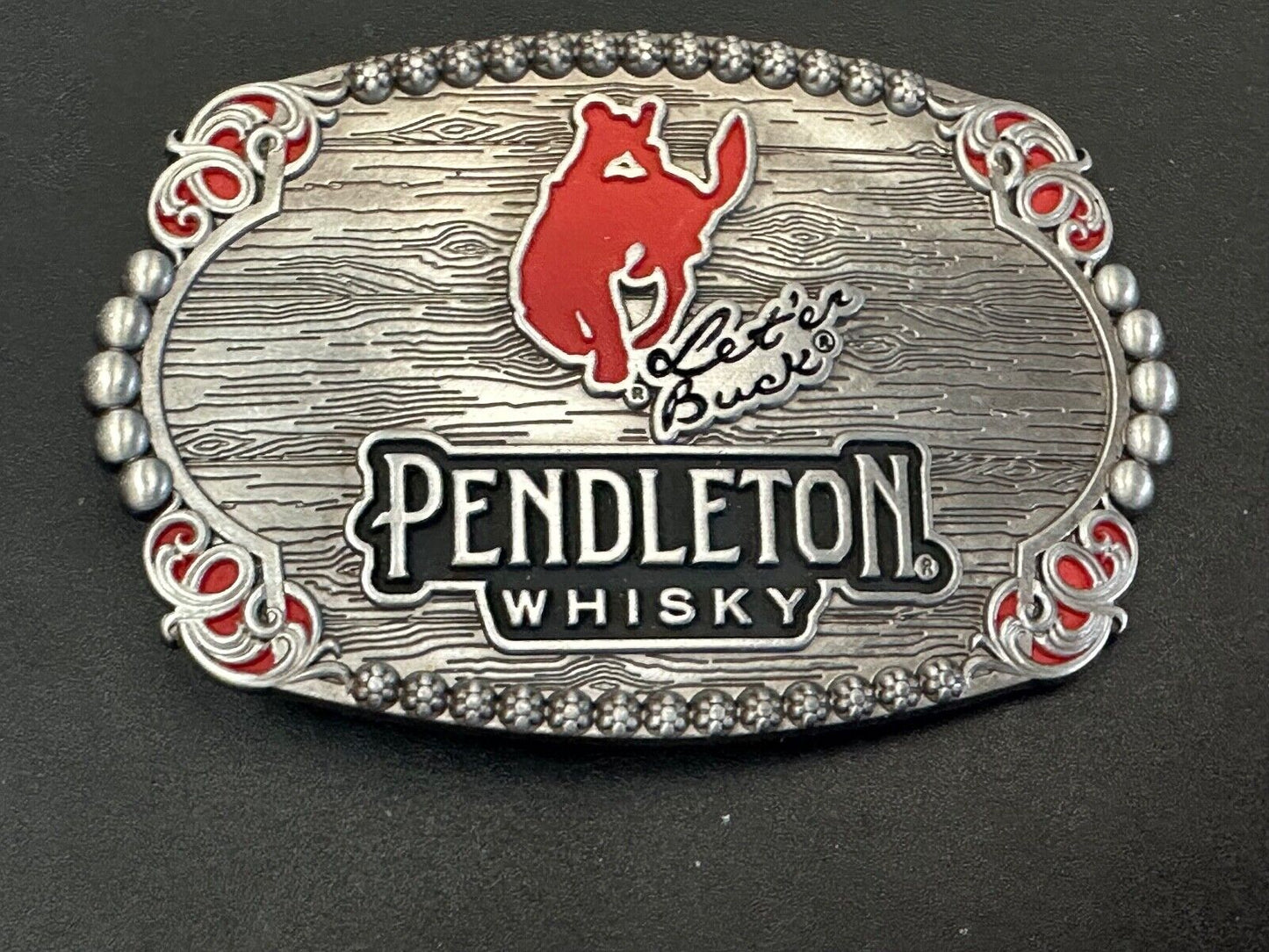 2023 PENDLETON WHISKY BELT BUCKLE MONTANA SILVERSMITHS COWBOY RODEO IN PACKAGING