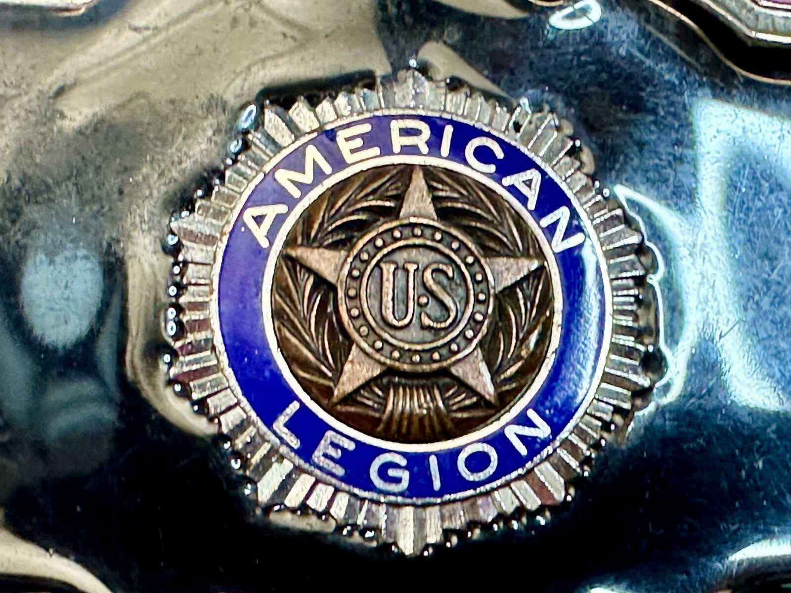 American Legion U.S. War Veterans Organization Commemorative Belt Buckle - W USA