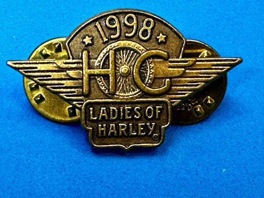 1998 Ladies of Harley Davidson Owners Group HOG Pin for Jacket or Vest