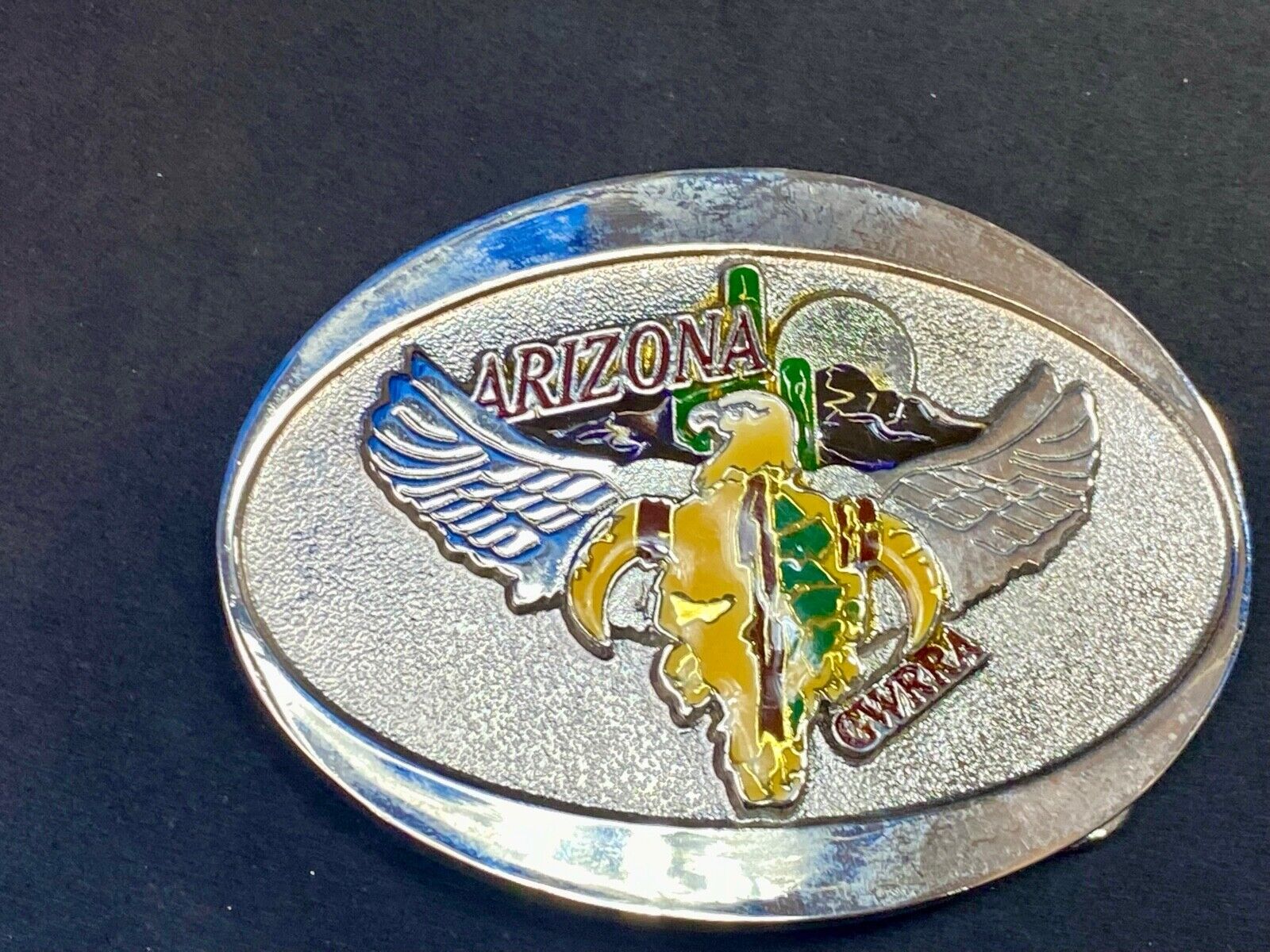 Arizona Cwrra Honda Motorcycles Gold Wing Road Riders Belt Buckle 